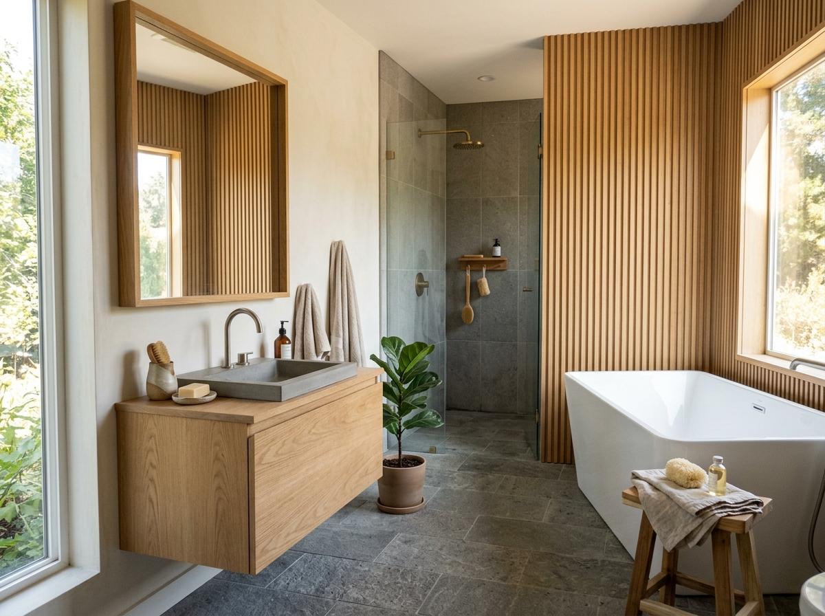 Elevate Your Daily Routine With A Modern Japandi Bathroom