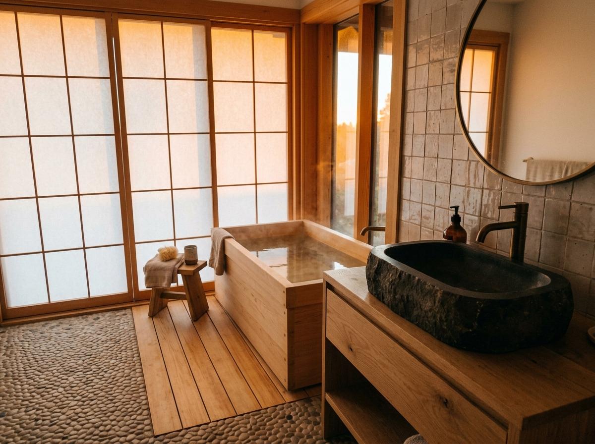 Elevate Your Daily Routine With Japandi Bathroom Inspiration