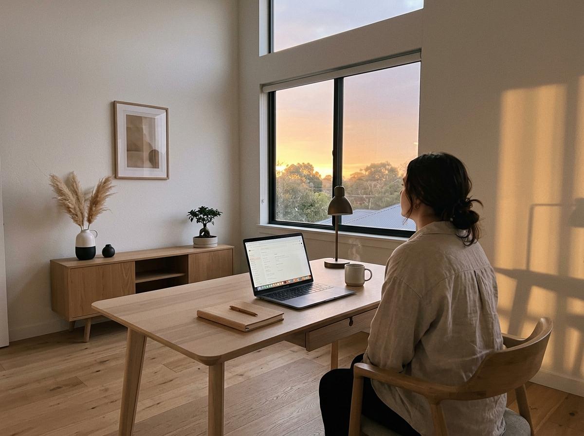 Elevate Your Daily Workflow In A Modern Japandi Office