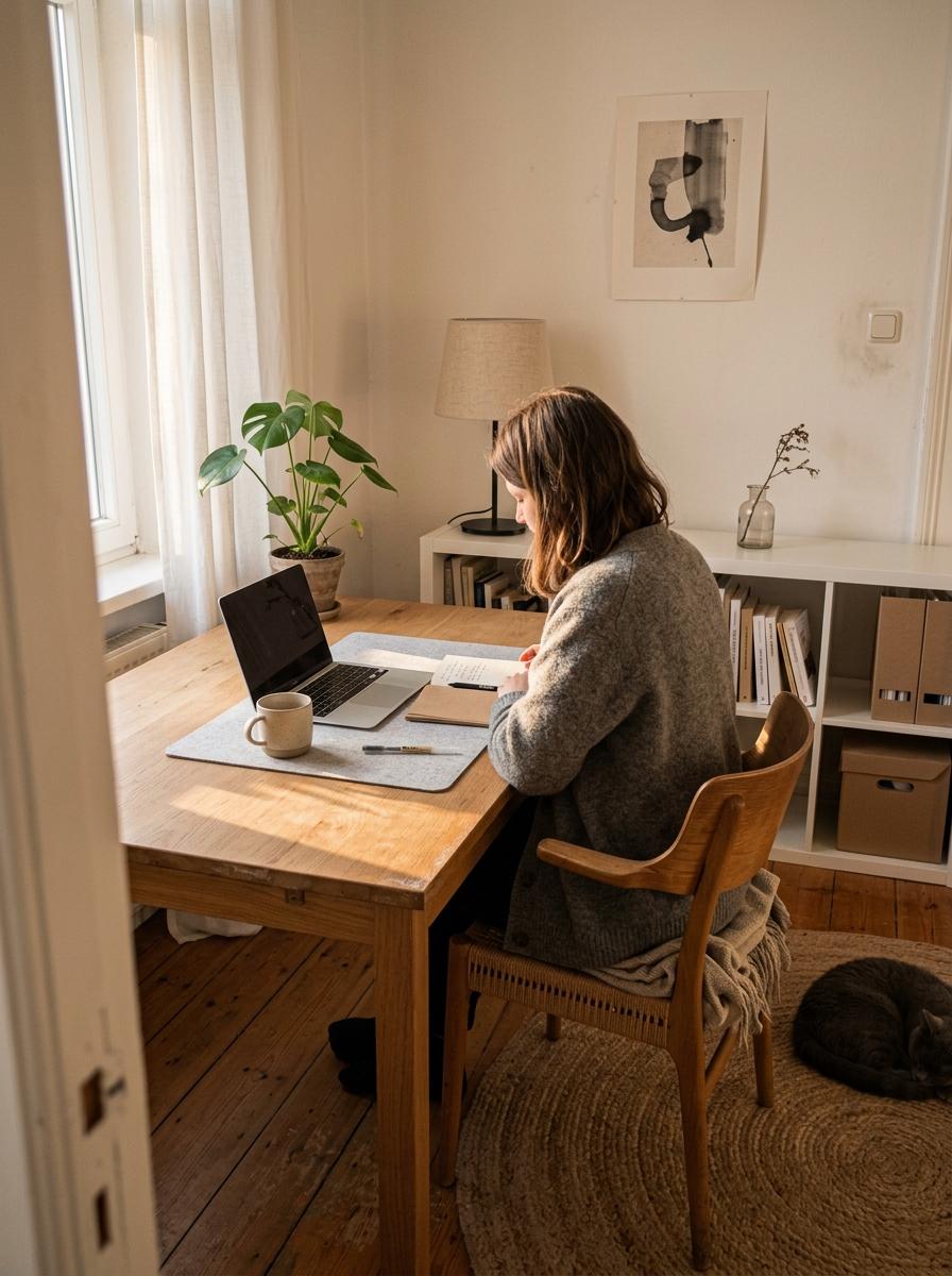 Elevate Your Daily Workflow With Elegant Japandi Office Decor