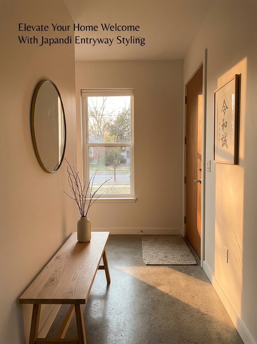 Elevate Your Home Welcome With Japandi Entryway Styling