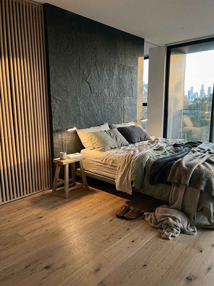 Elevated Comfort In A High End Japandi Master Suite