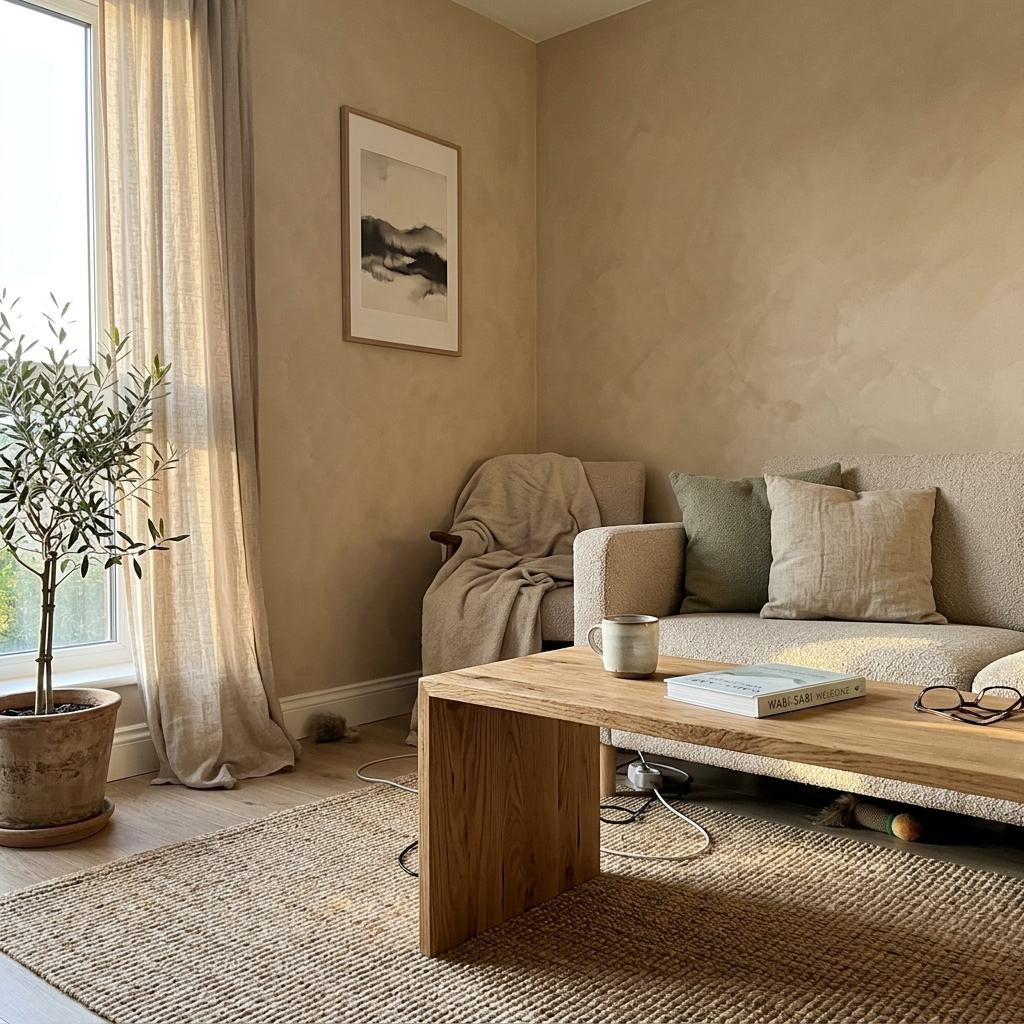 Embrace A Balanced Life In A Neutral Japandi Living Room