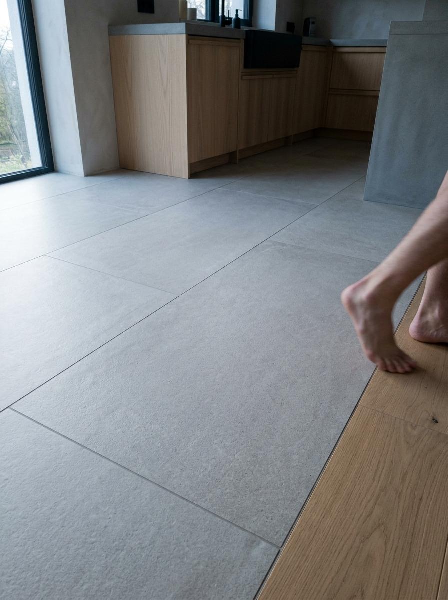 Embrace A Modern Home With Japandi Kitchen Floor Tiles Influence