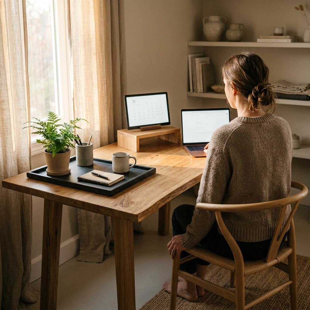 Embrace A Modern Workspace With Japandi Design Influences