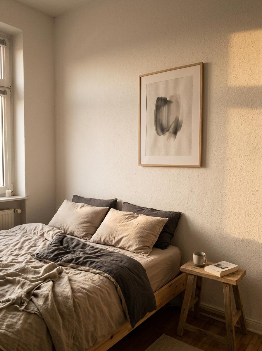 Enhance Your Bedroom With Subtle Japandi Wall Art Decor