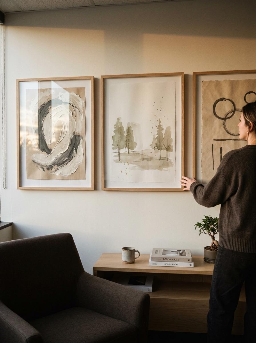 Enhance Your Executive Suite With Premium Japandi Office Wall Art