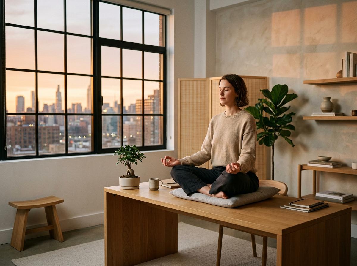 Enhance Your Mental Clarity Within A Modern Japandi Office