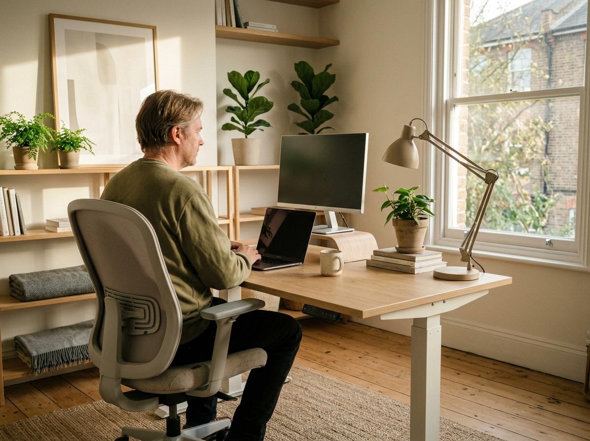 Ergonomic Japandi Office Furniture For A Productive Workspace