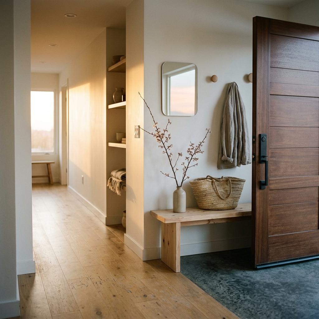 Essential Elements For A Beautiful Japandi Entryway Look