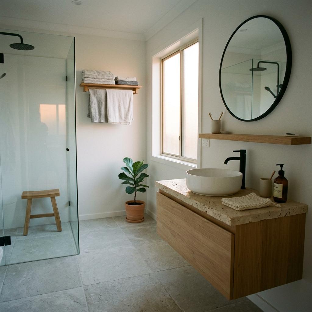 Essential Elements For A Functional Japandi Bathroom Space