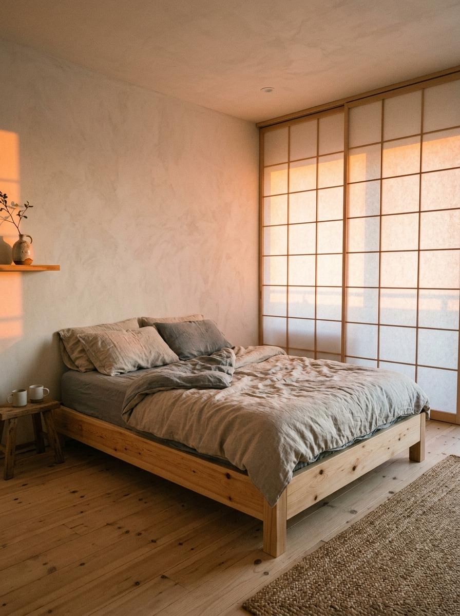 Essential Elements For A Minimalist Japandi Bedroom