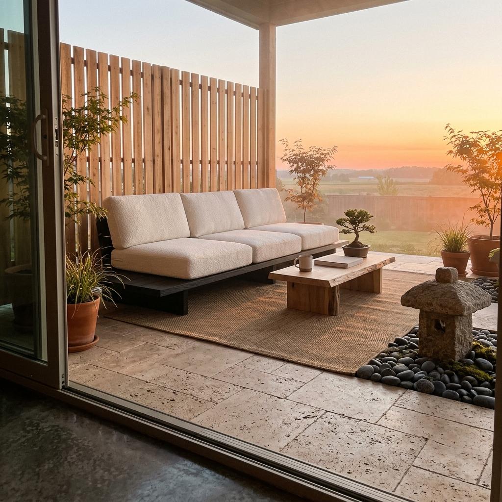 Essential Elements Of A Contemporary Japandi Patio Design
