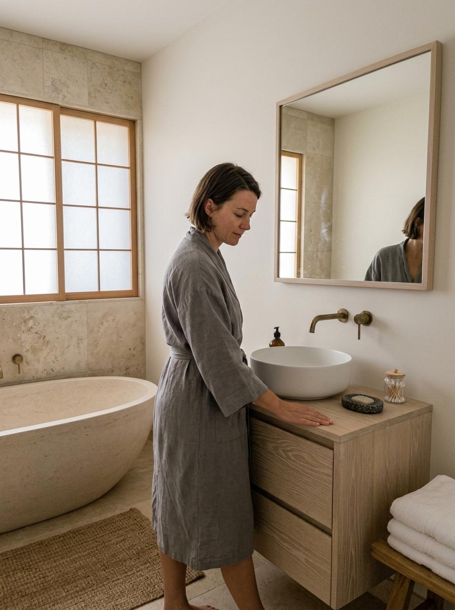 Essential Features Of A Sophisticated Japandi Bathroom Remodel