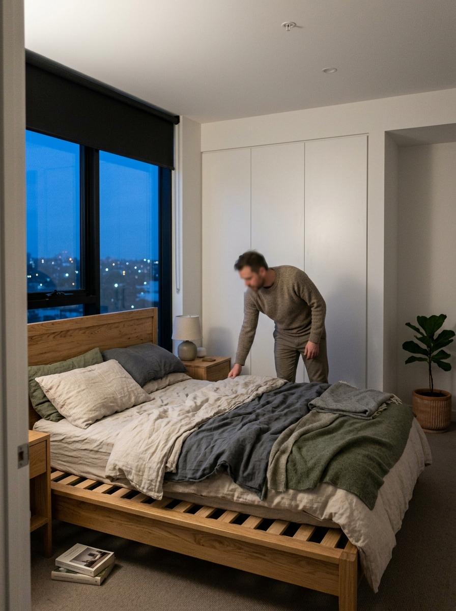 Experience Practicality In A Modern Master Bedroom Japandi Concept