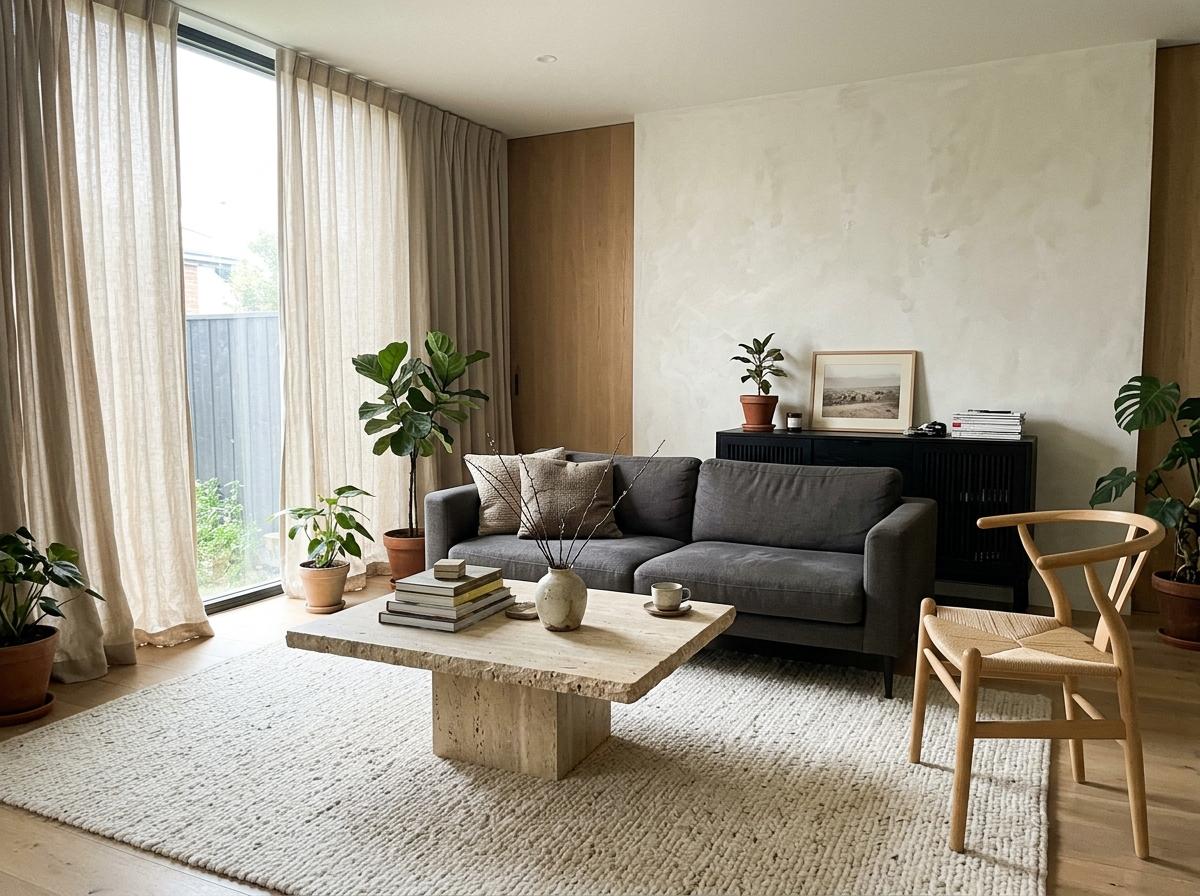 Experience Quiet Elegance Through Modern Japandi Living Room Design