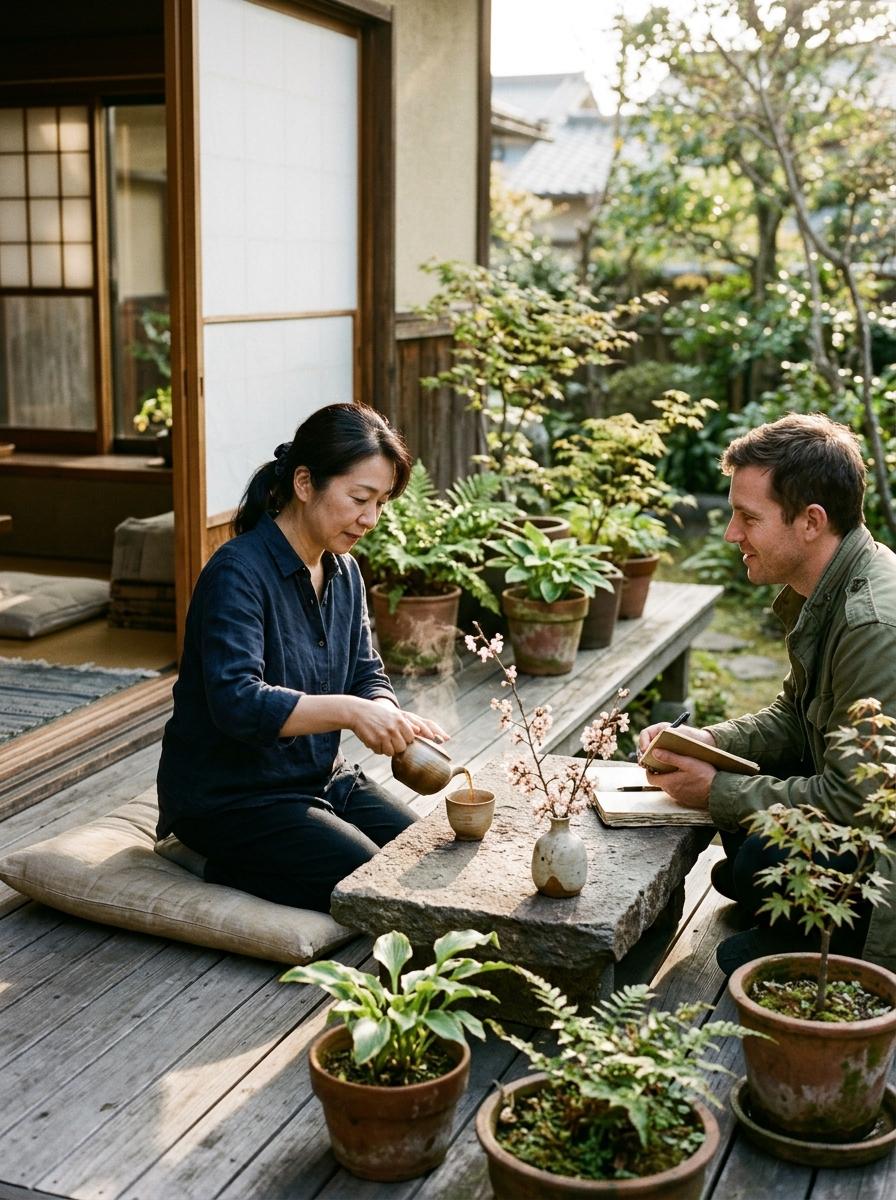 Experience The Beauty Of An Organic Japandi Patio Layout