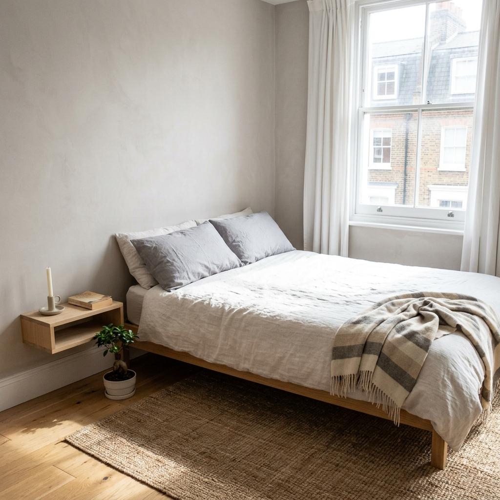 Experience The Beauty Of Japandi Design In A Minimalist Bedroom