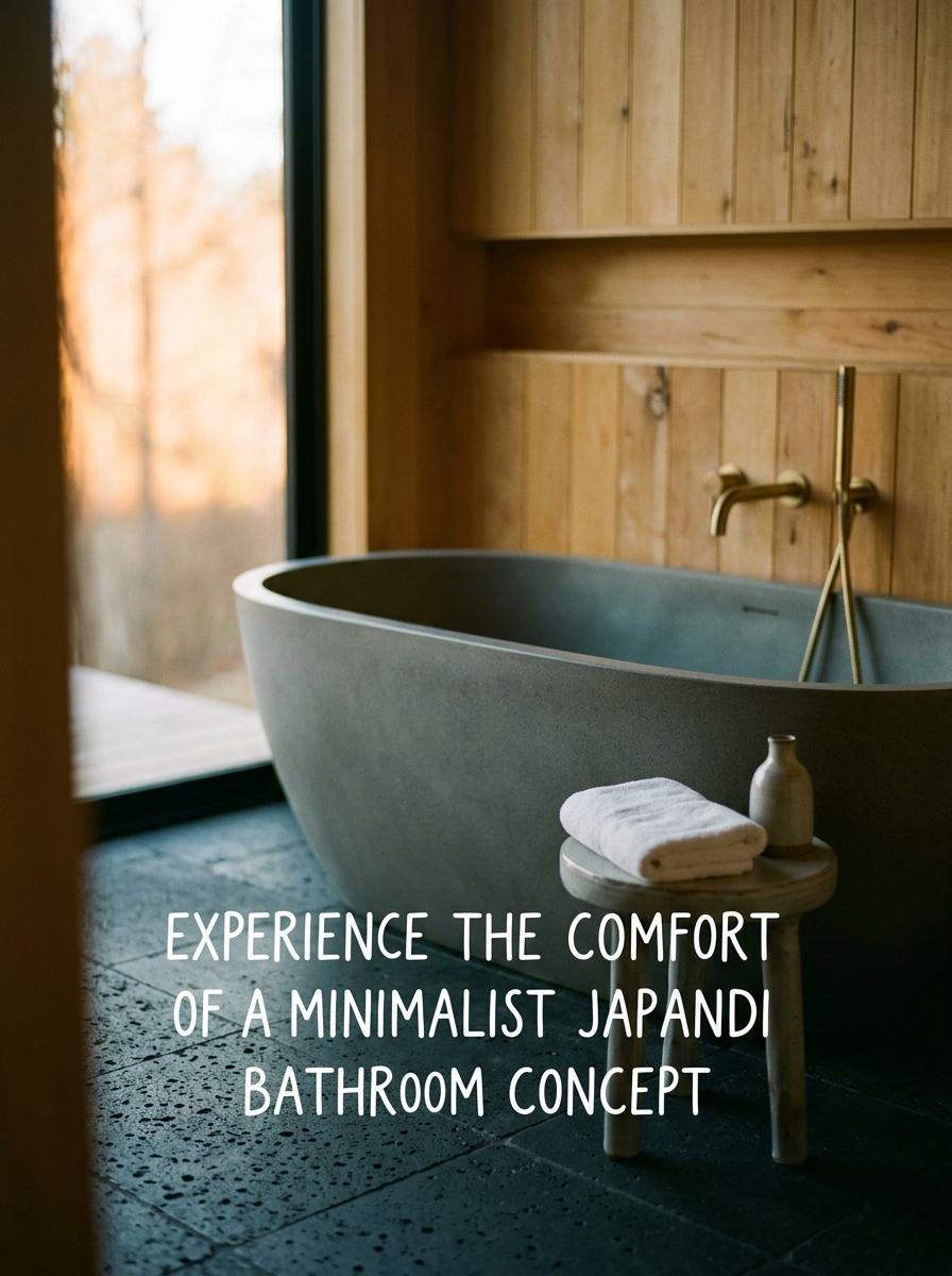 Experience The Comfort Of A Minimalist Japandi Bathroom Concept