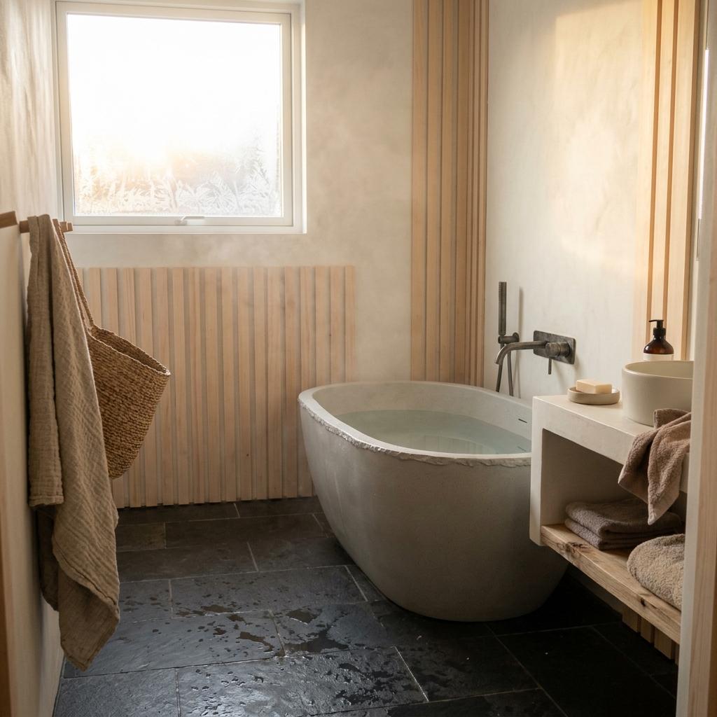 Experience The Minimalist Beauty Of A Japandi Bathroom