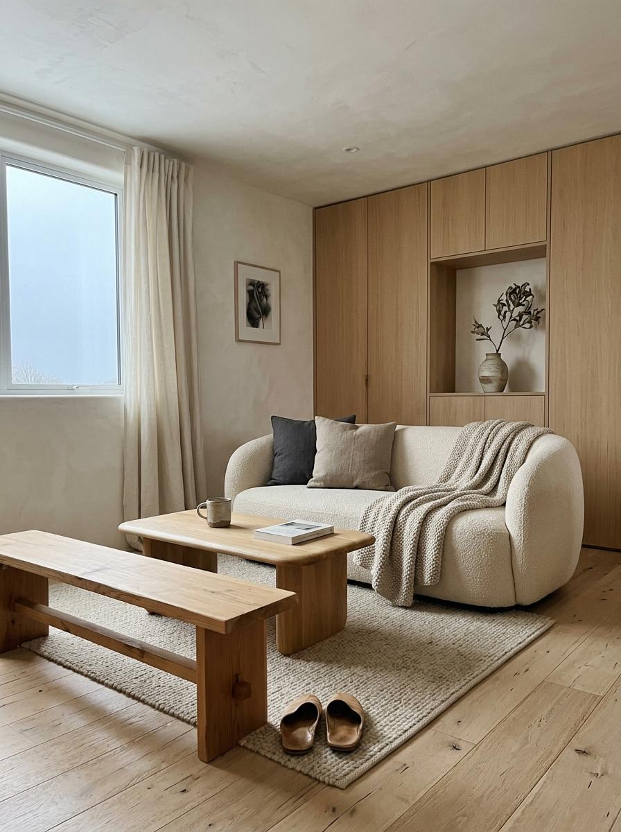 Experience The Warmth Of A Japandi Living Room Interior