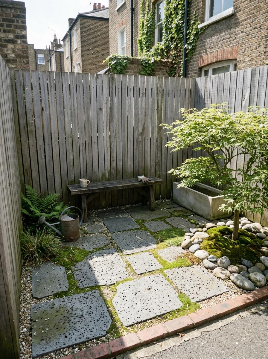 Explore A Minimalist Courtyard With Japandi Garden Elements
