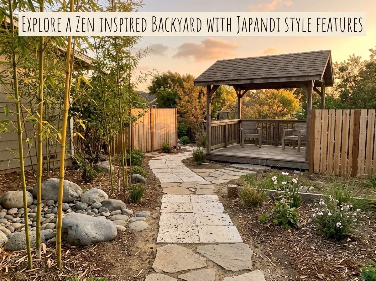 Explore A Zen Inspired Backyard With Japandi Style Features