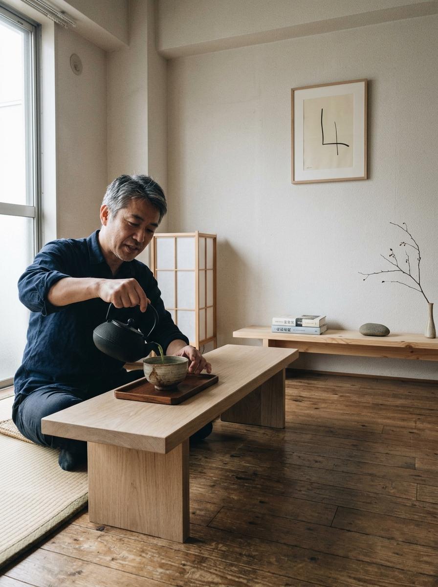 Explore The Art Of Decluttering A Tiny Japandi Living Room