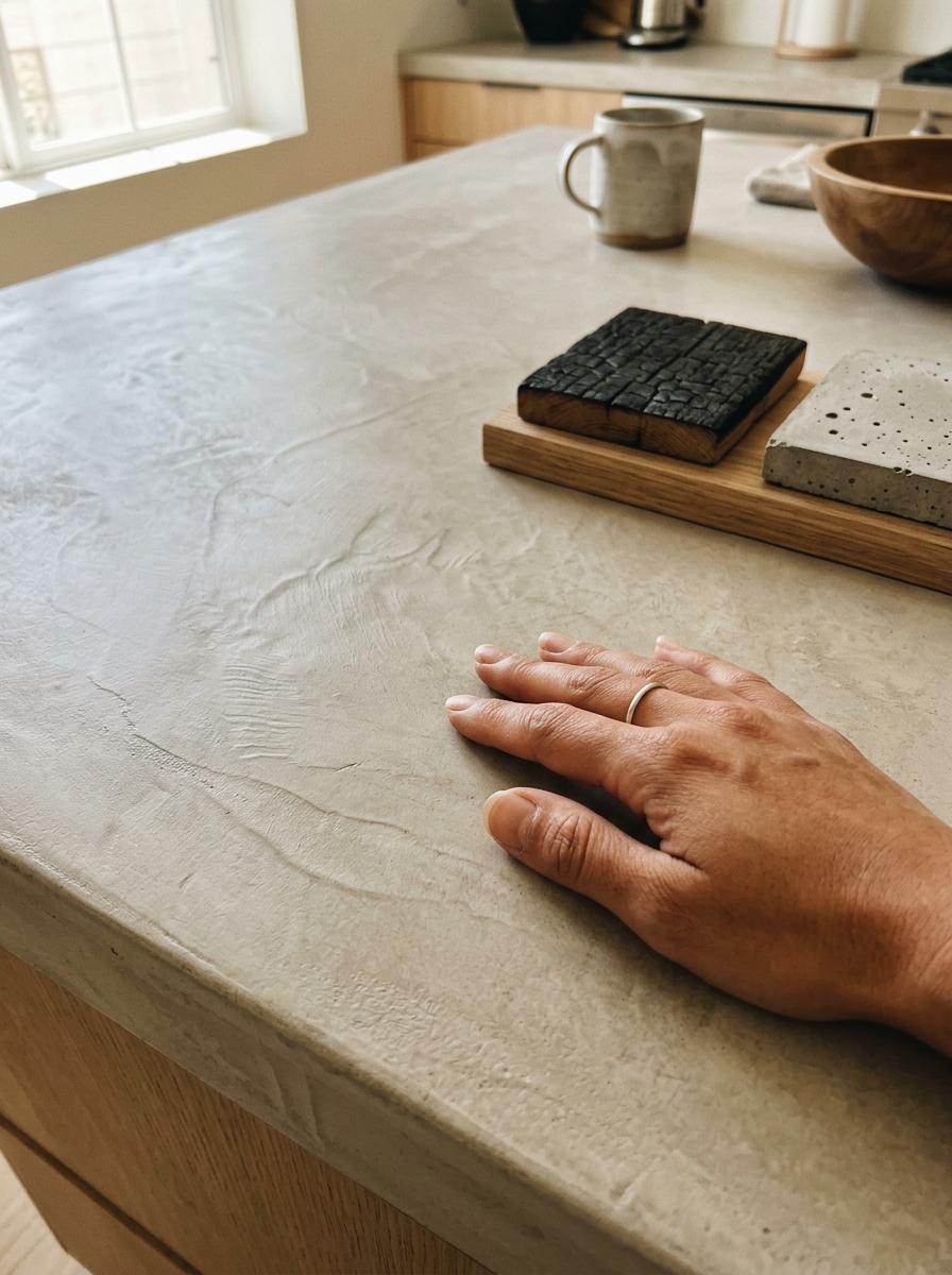Exploring Handcrafted Finishes For Japandi Kitchen Countertops