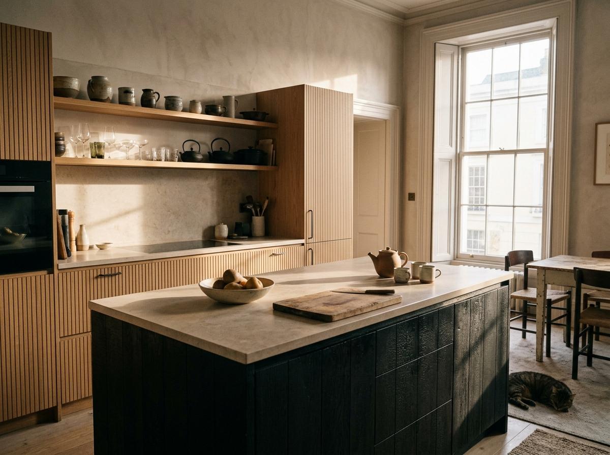 Exquisite Craftsmanship Within A Luxury Japandi Kitchen