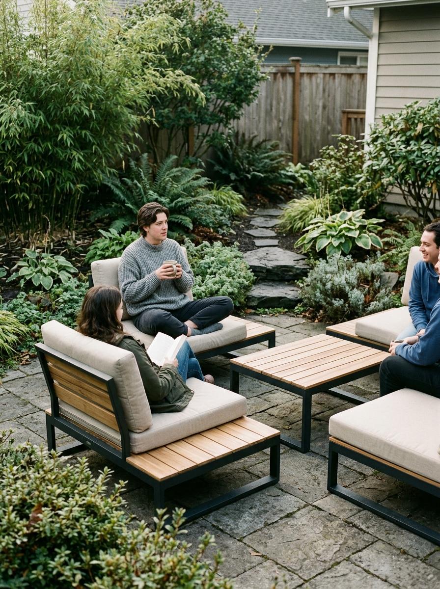 Find Comfort In Scandi Meets Japanese Garden Furniture Sets