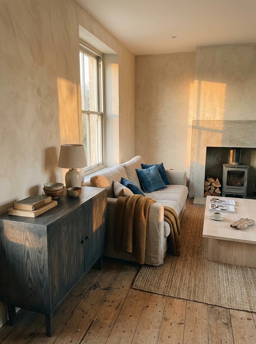 Find Endless Inspiration In This Curated Japandi Living Room Color Palette