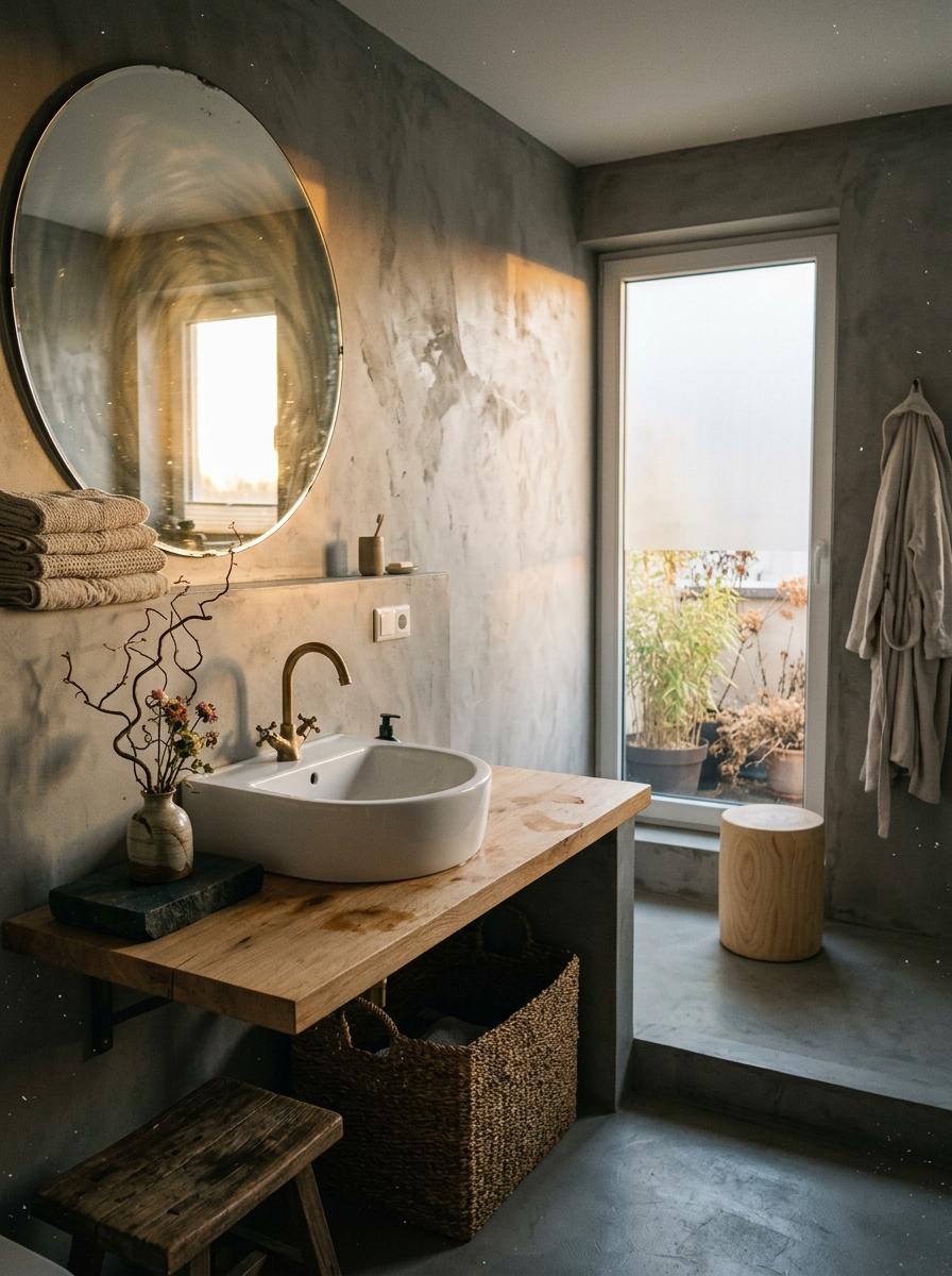 Finding Balance In A Zen Japandi Bathroom