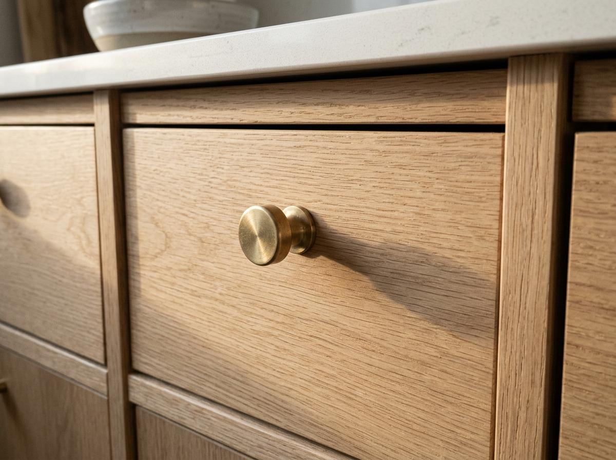 Functional Elegance In Modern Japandi Kitchen Drawer Knobs