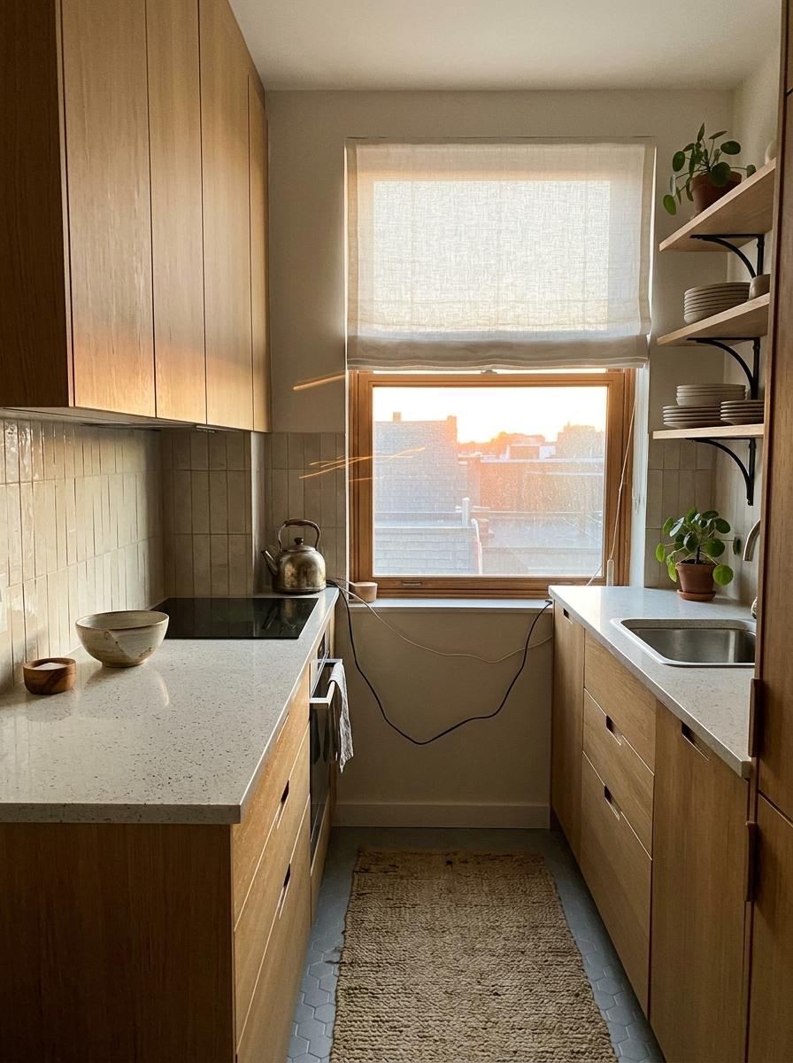 Functional Elegance Inside A Small Japandi Kitchen Layout