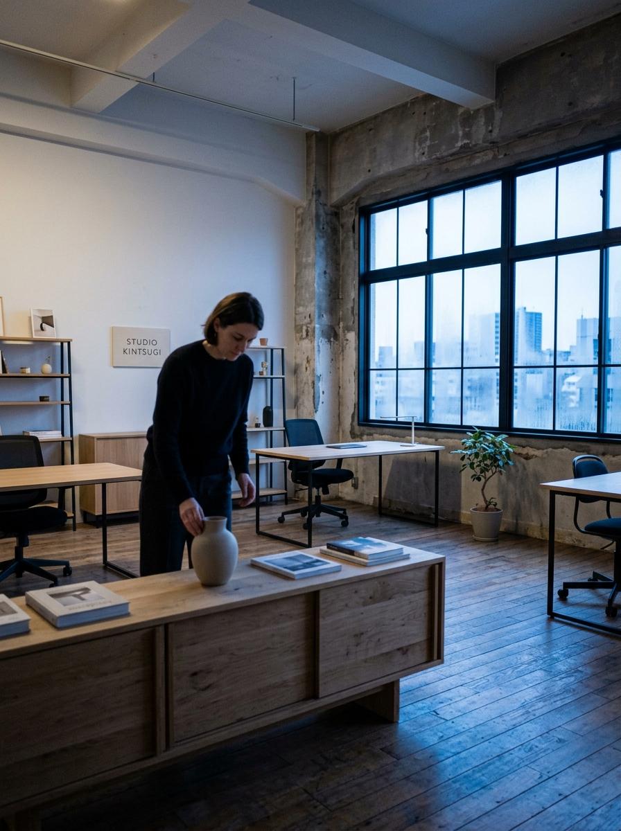 Functional Flow: A Creative Studio Turned Japandi Office