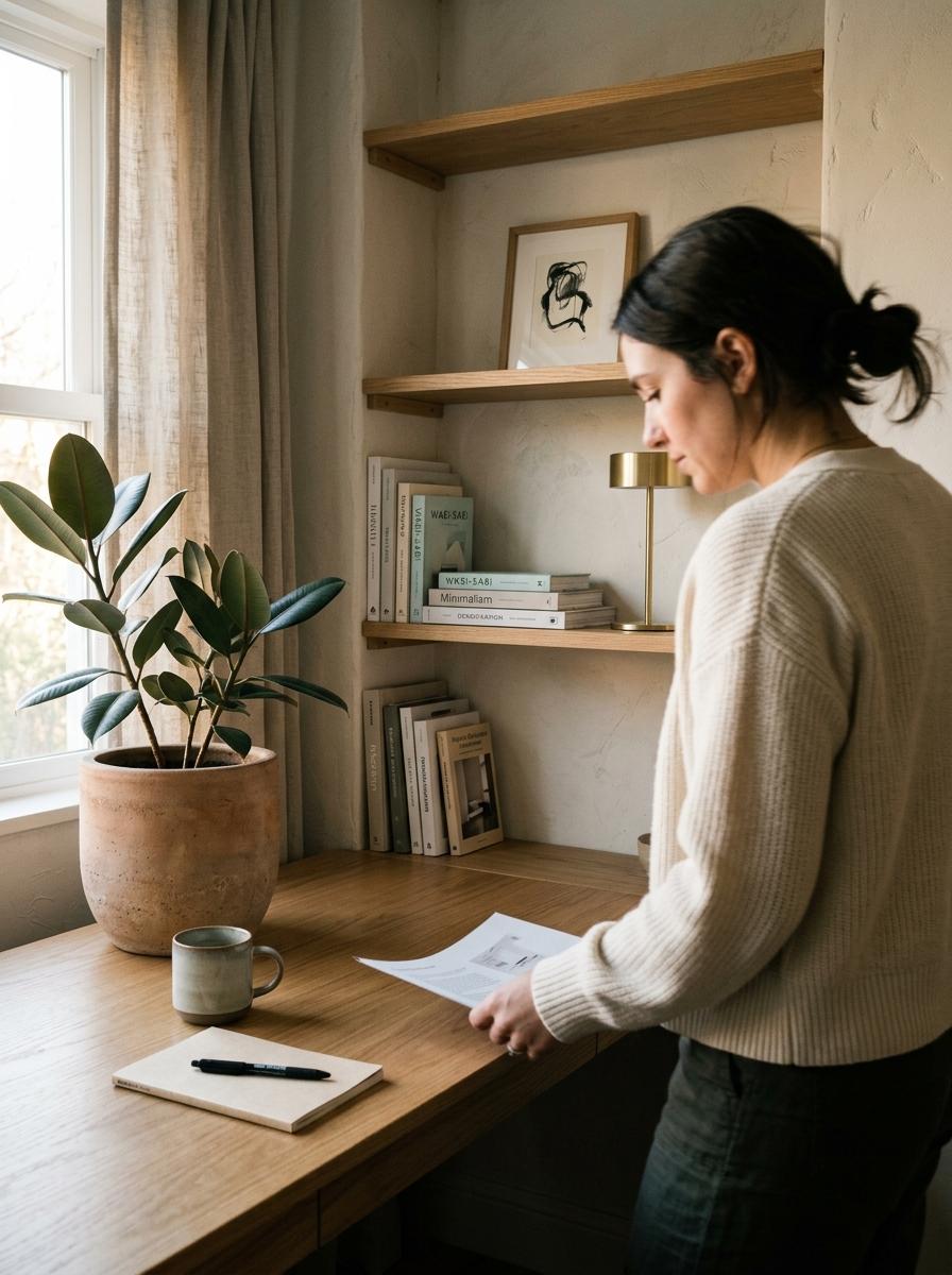 Glimpse A Fashionable Professional Space With Japandi Aesthetic