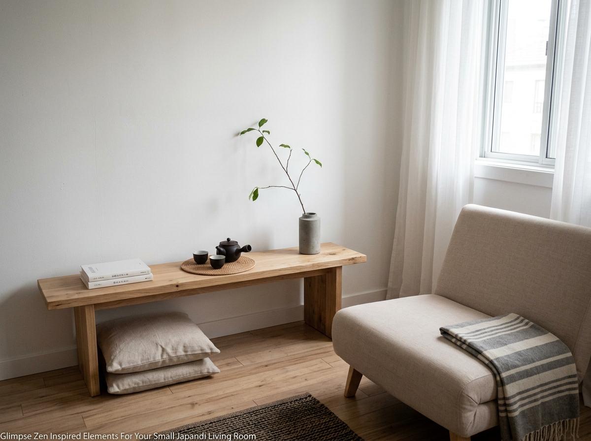 Glimpse Zen Inspired Elements For Your Small Japandi Living Room