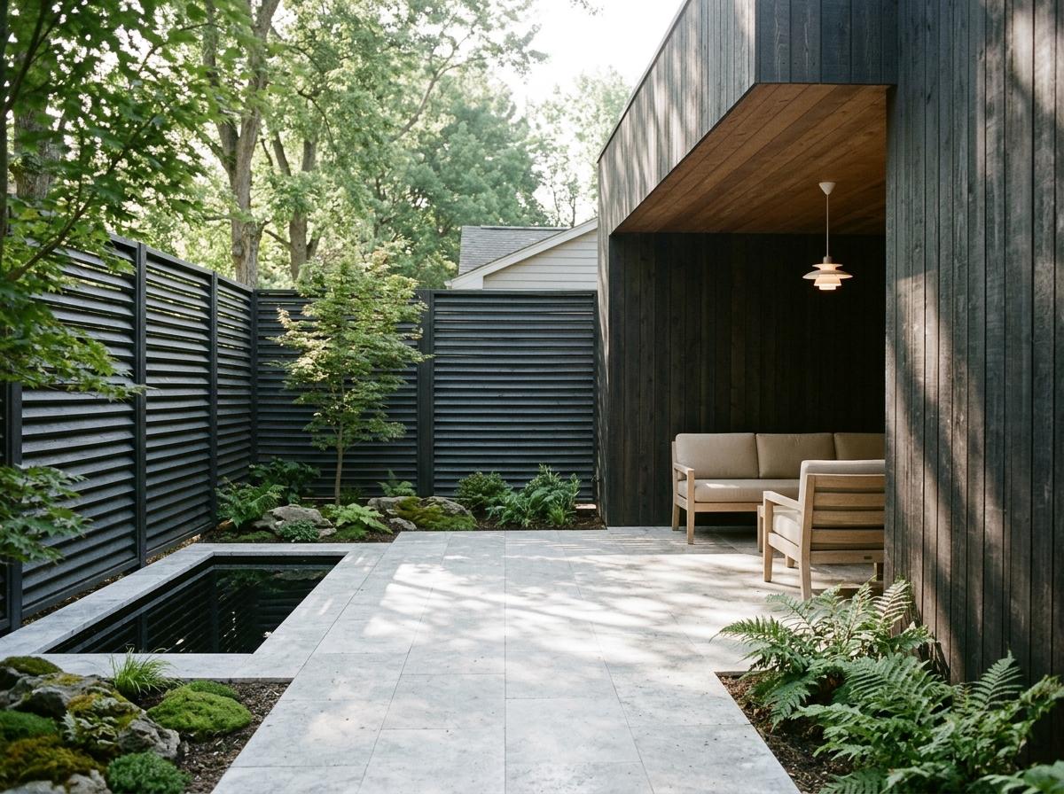 Harmonious Living In A Modern Japandi Backyard Escape
