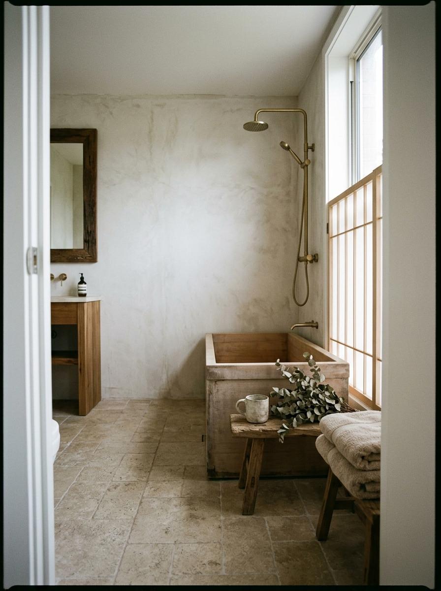 Harmonious Living With A Simple Japandi Bathroom Aesthetic