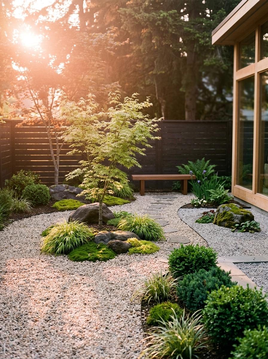 Harmonious Plant Selection For A Japandi Garden Project