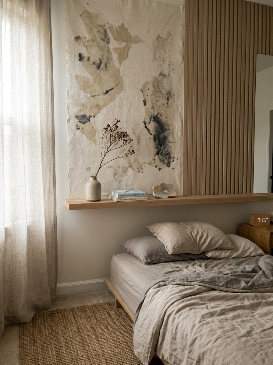 Harmonize Your Private Space With Japandi Bedroom Wall Decor