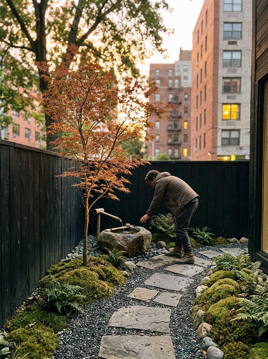 How A Compact Yard Embraces Sophisticated Japandi Garden Style