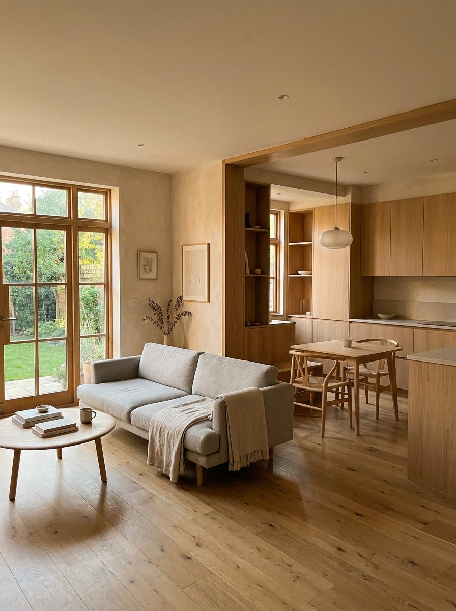 How A Neutral Palette Shapes This Japandi Interior Design Project