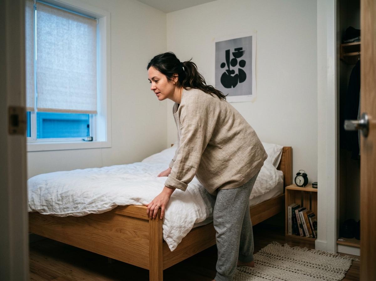 How A Small Home Embraces Japandi Scandinavian Bedroom Style