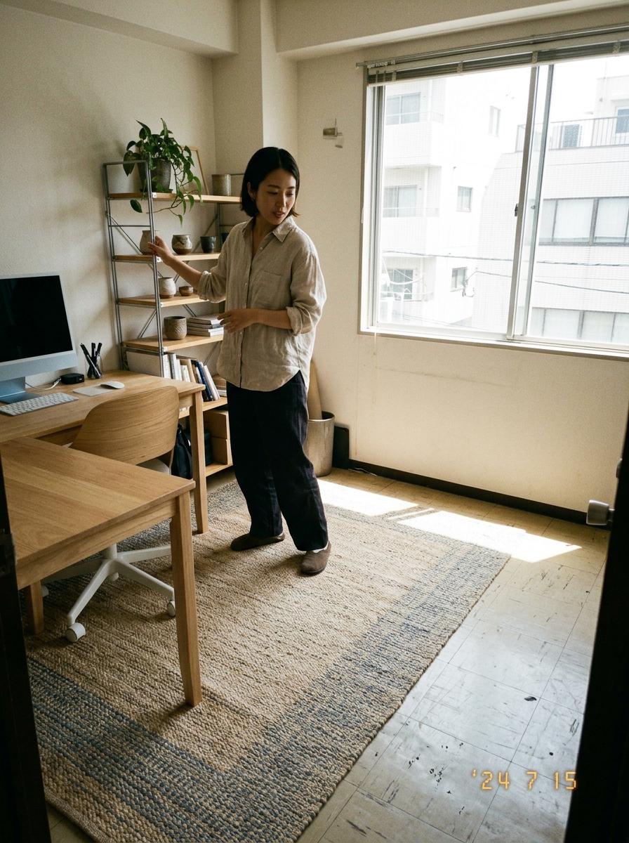 How A Small Studio Integrates Japandi Office Rug Selections