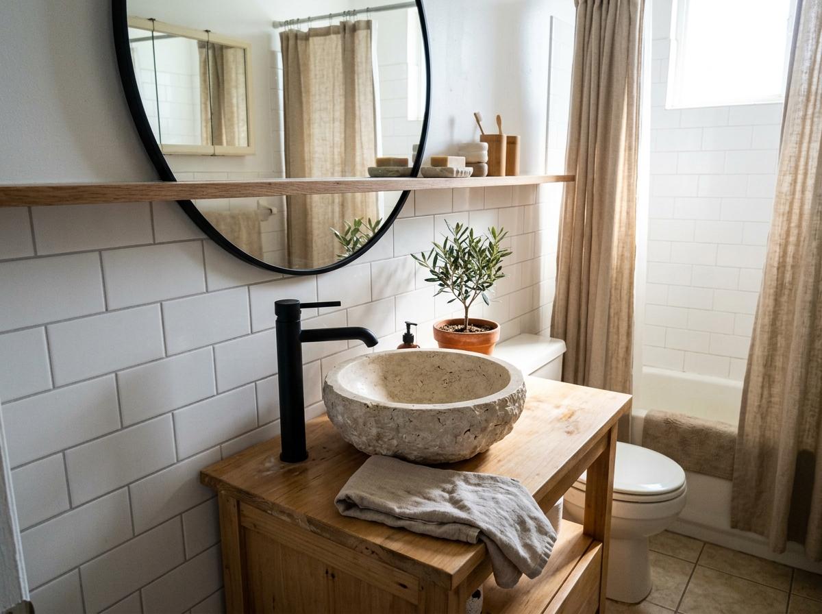 How To Achieve Balance Using Japandi Bathroom Decor