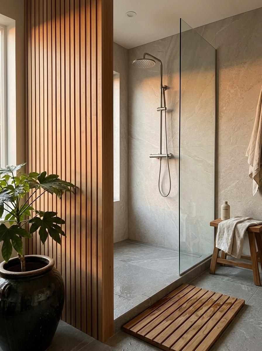 How To Achieve The Perfect Japandi Bathroom Shower Look