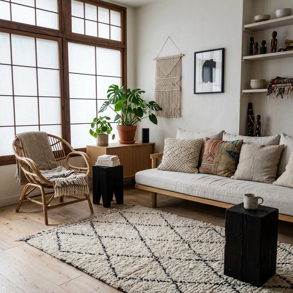 How To Blend Boho Elements With Japandi Minimalist Design