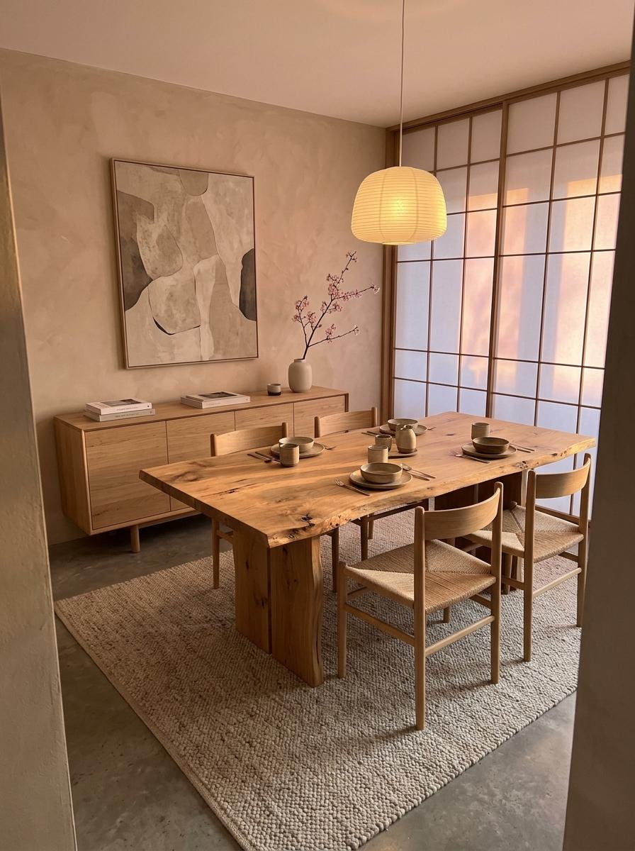 How To Create A Balanced Japandi Dining Room
